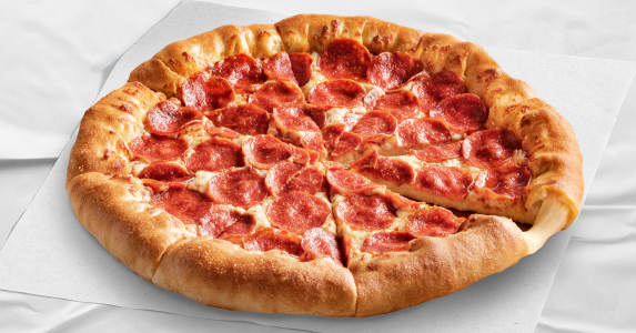 Pizza Mediana de camarón con queso